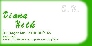 diana wilk business card